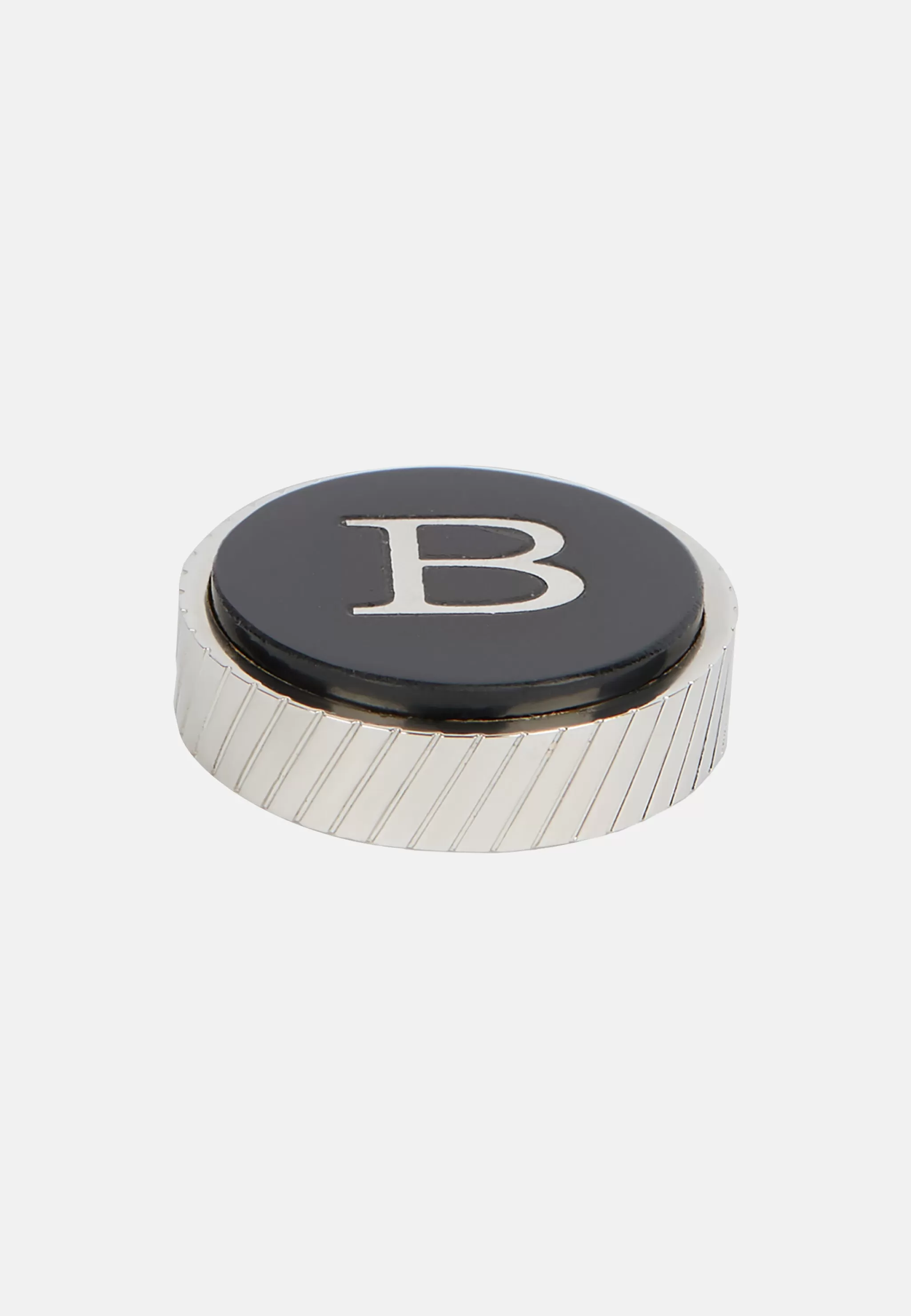 Boggi Milano Boutons De Manchette*Boutons De Manchette Ronds Lettre B Noir