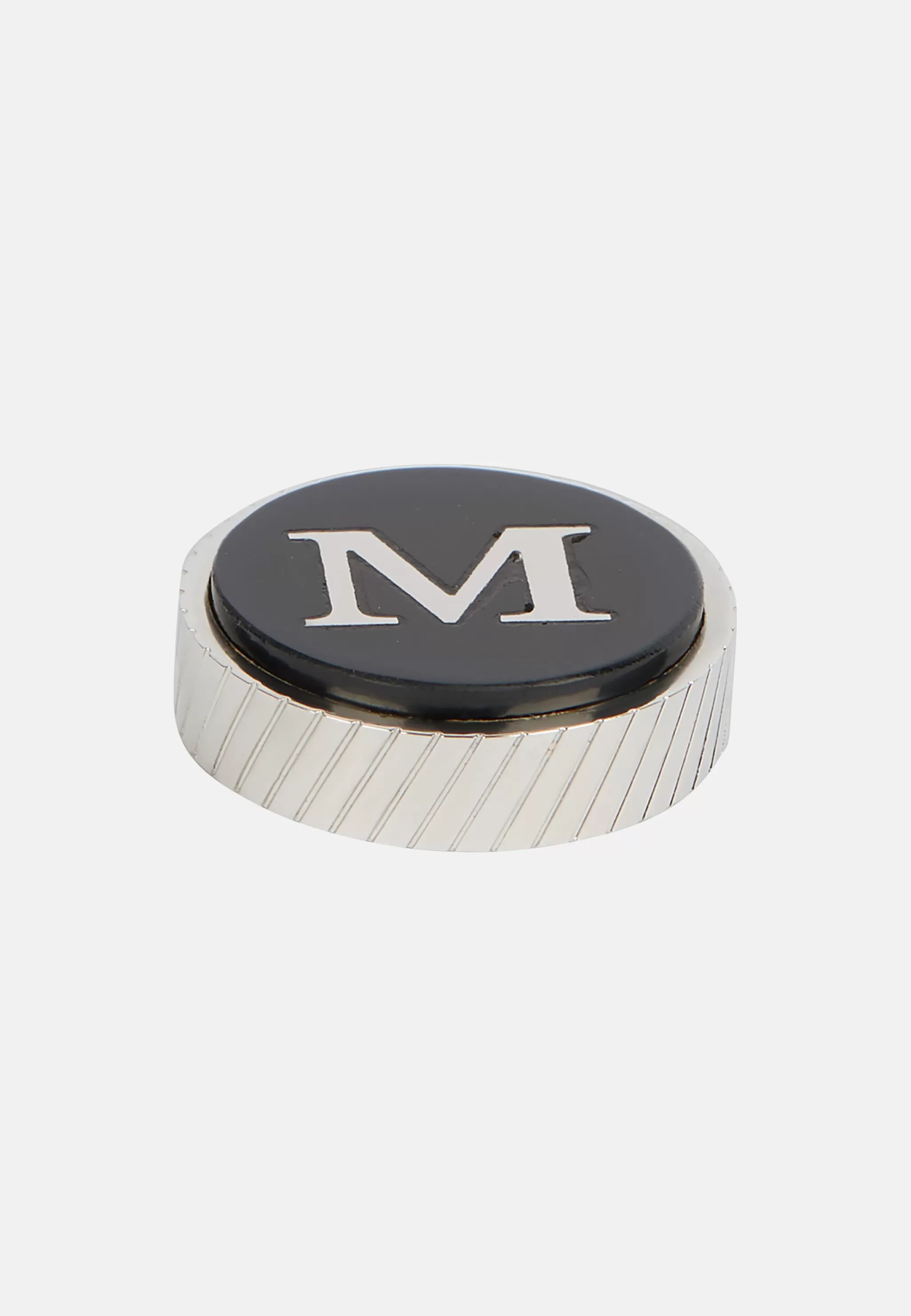 Boggi Milano Boutons De Manchette*Boutons De Manchette Ronds Lettre M Noir