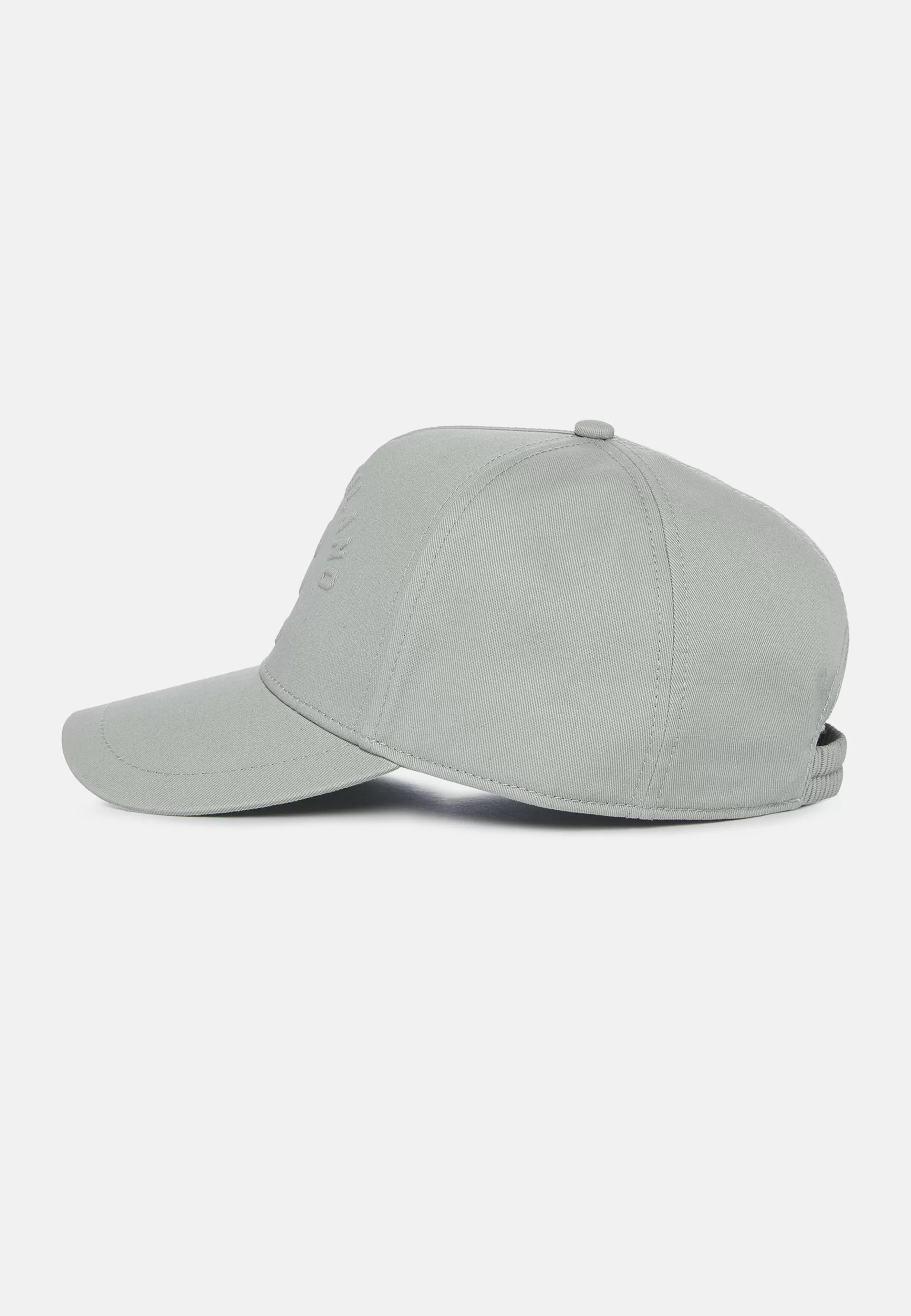 Boggi Milano Bonnets*Casquette Avec Visière En Coton Gris