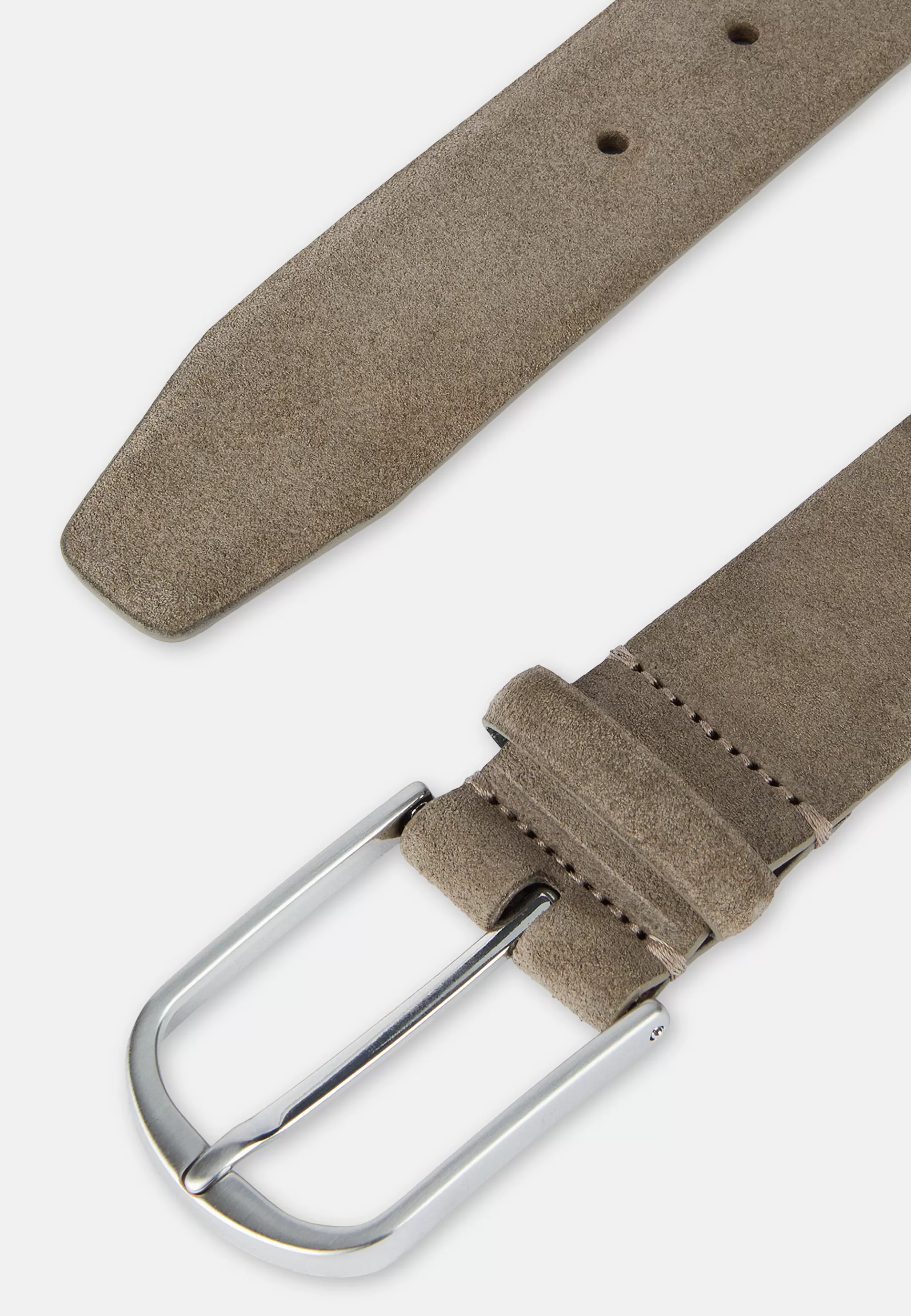 Boggi Milano Ceintures*Ceinture En Daim. Taupe