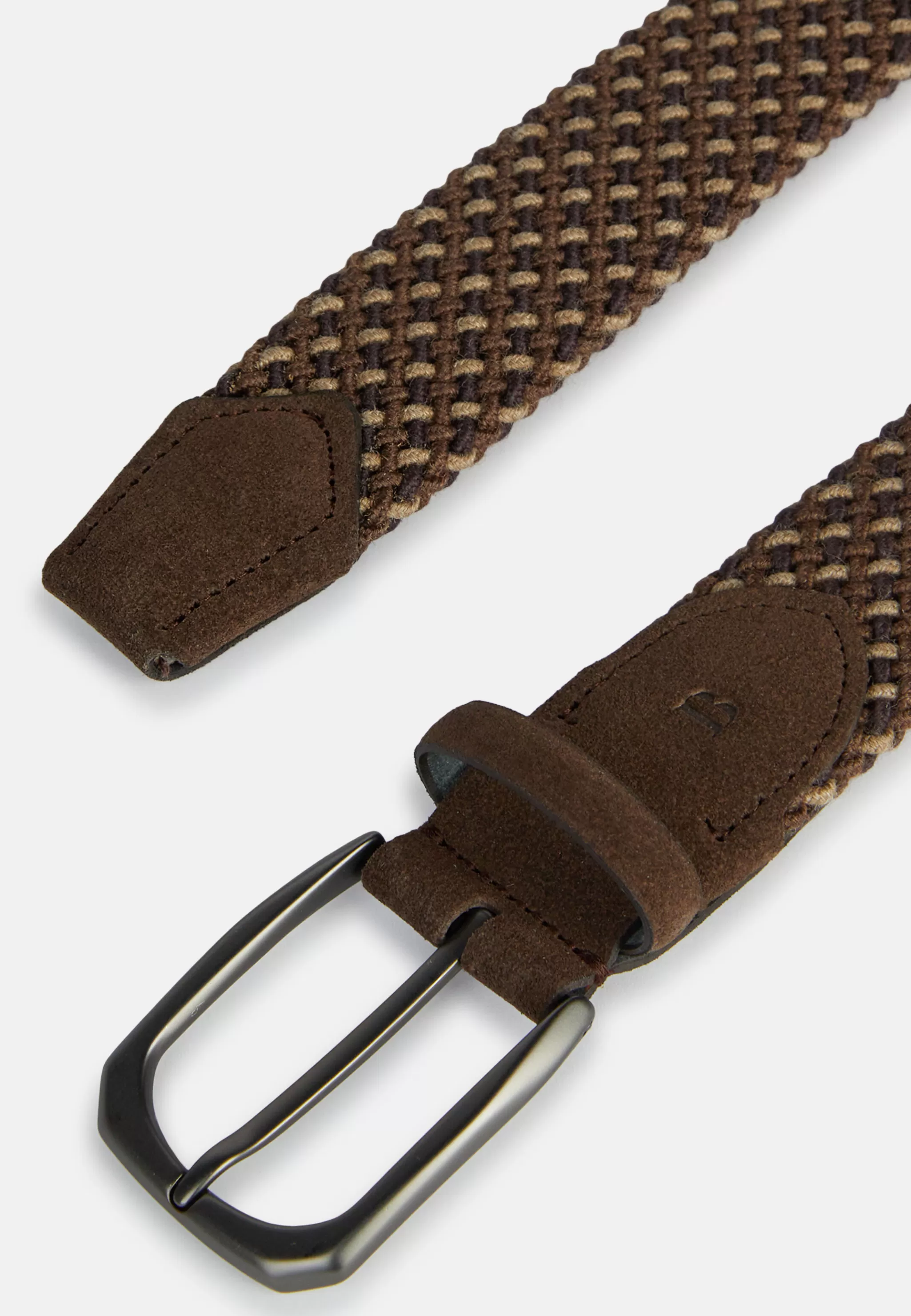 Boggi Milano Ceintures*Ceinture Tressée Extensible Marron