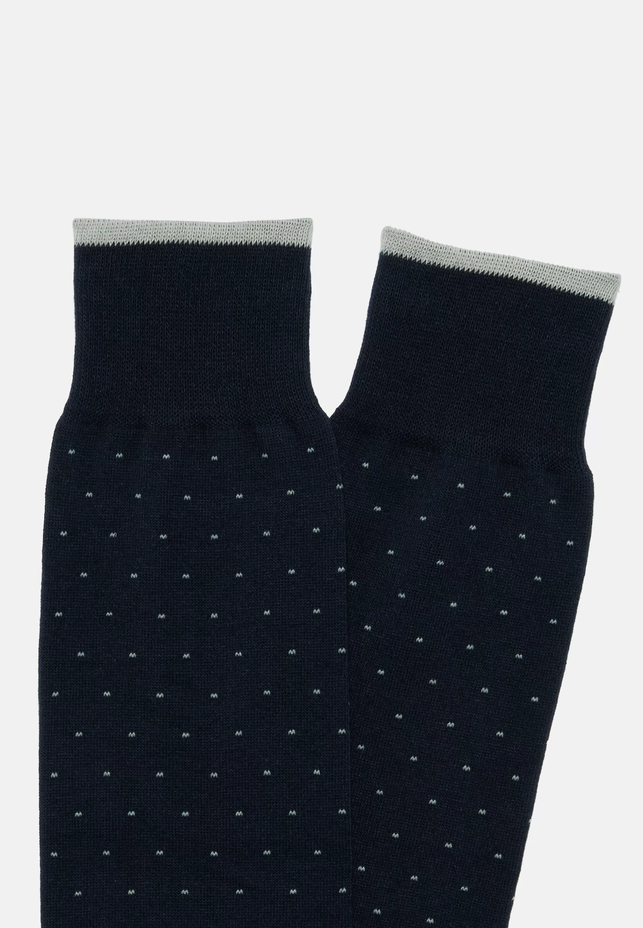 Boggi Milano Chaussettes*Chaussettes Motif Tête D'Épingle En Coton Bio