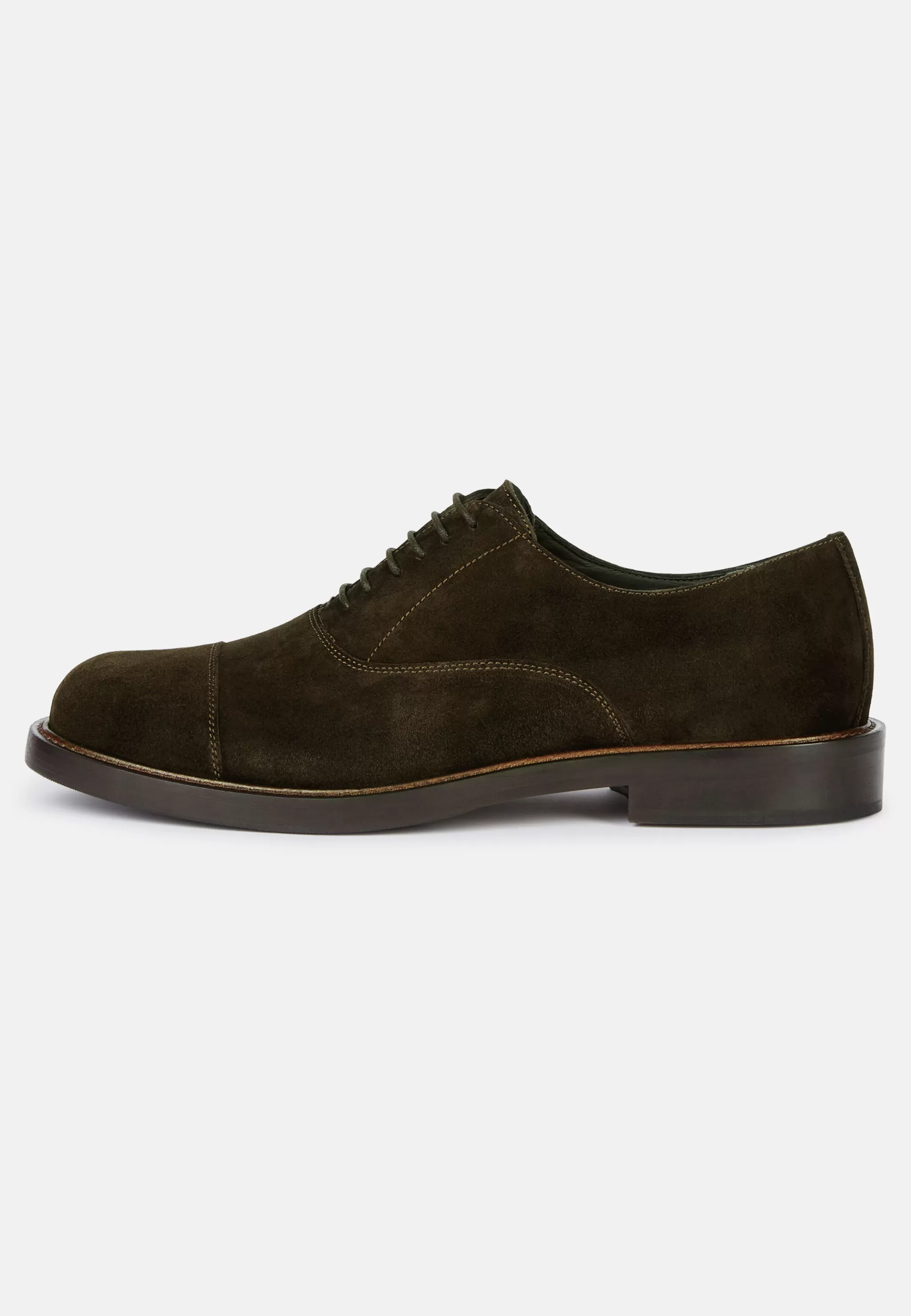 Boggi Milano Classiques*Chaussures Modèle Oxford En Daim Marron