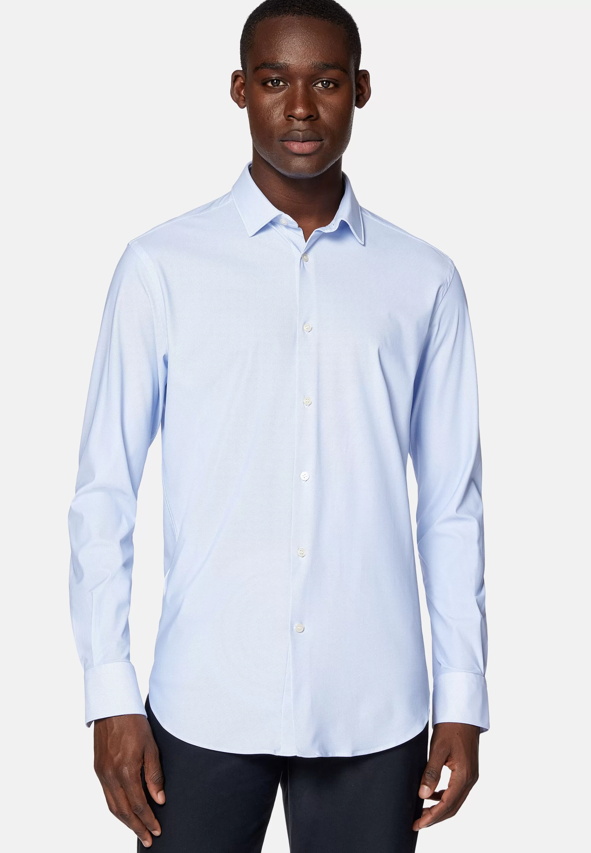 Boggi Milano Chemises Décontractée*Chemise En Nylon Extensible Slim Fit