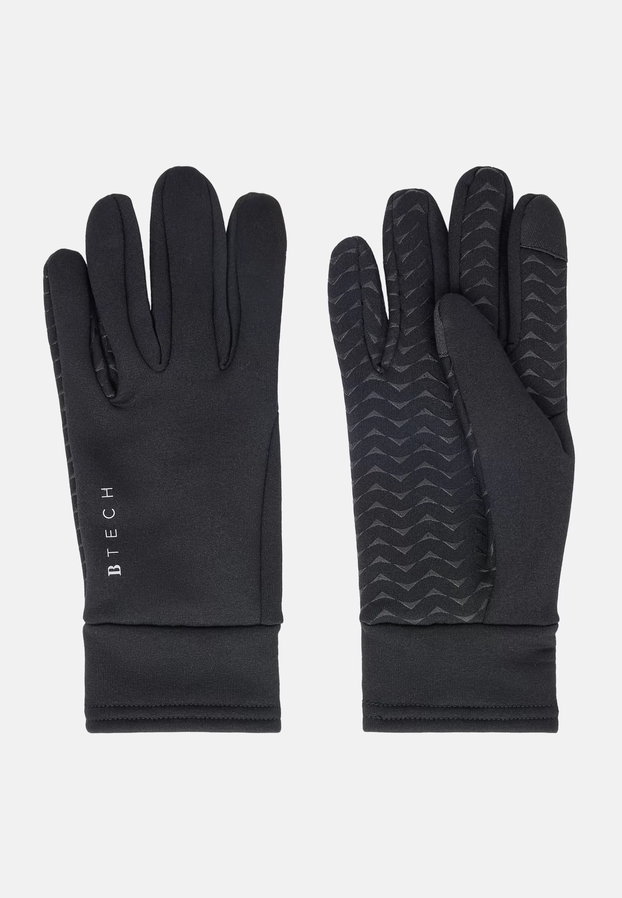 Boggi Milano Gants*Gants En Tissu Technique Noir