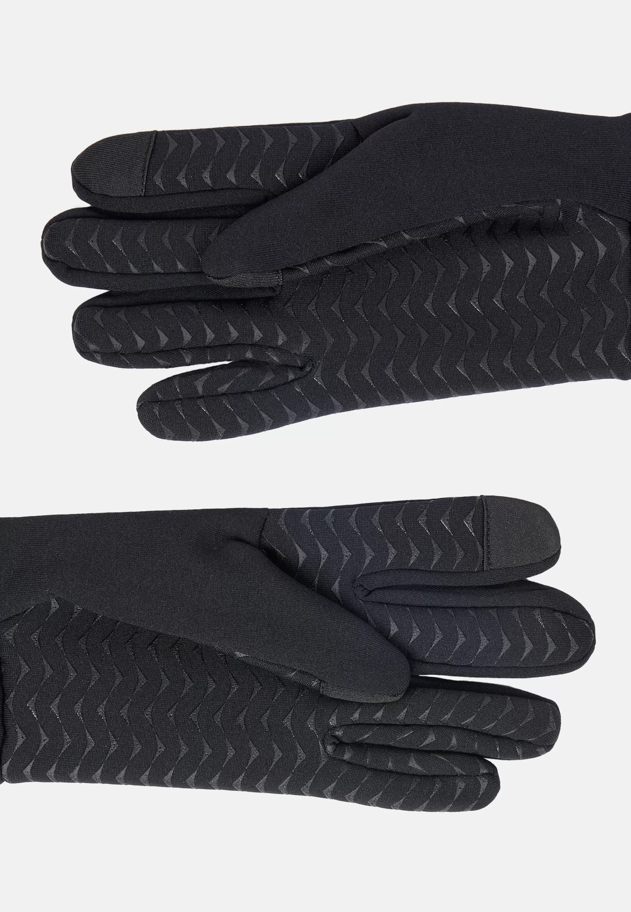 Boggi Milano Gants*Gants En Tissu Technique Noir