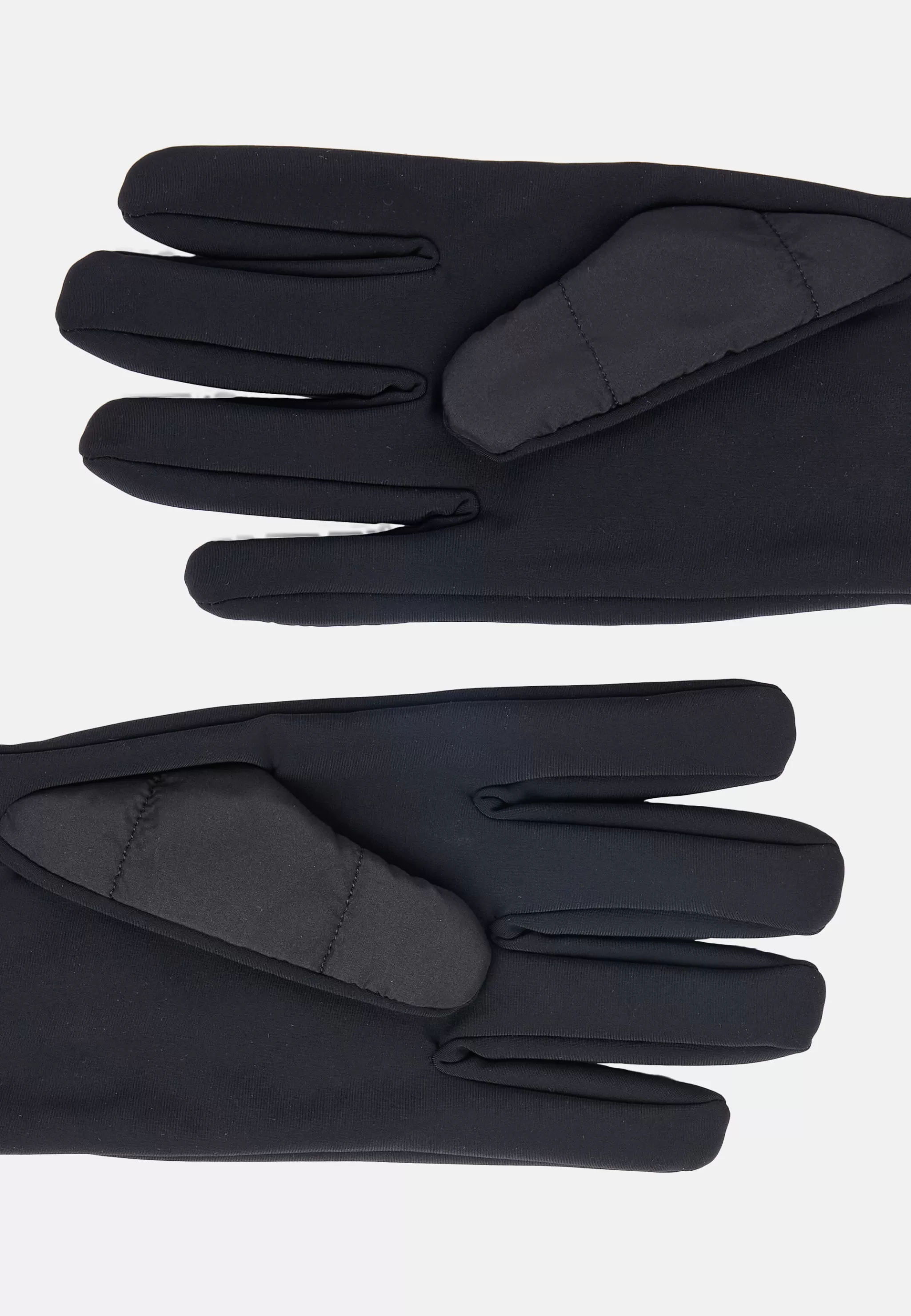 Boggi Milano Gants*Gants Matelassés En Tissu Technique Noir