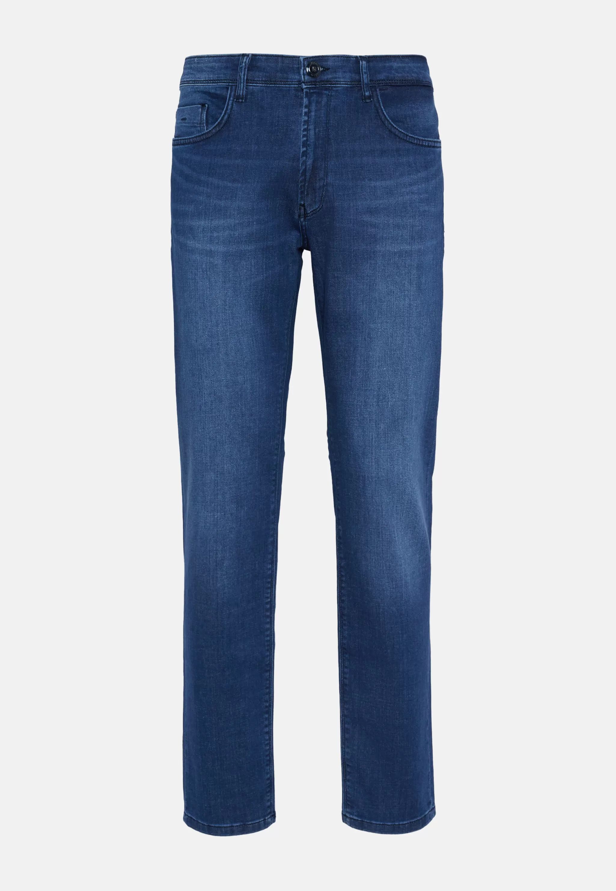 Boggi Milano Jeans*Jean En Denim Extensible À Délavage Moyen Bleu