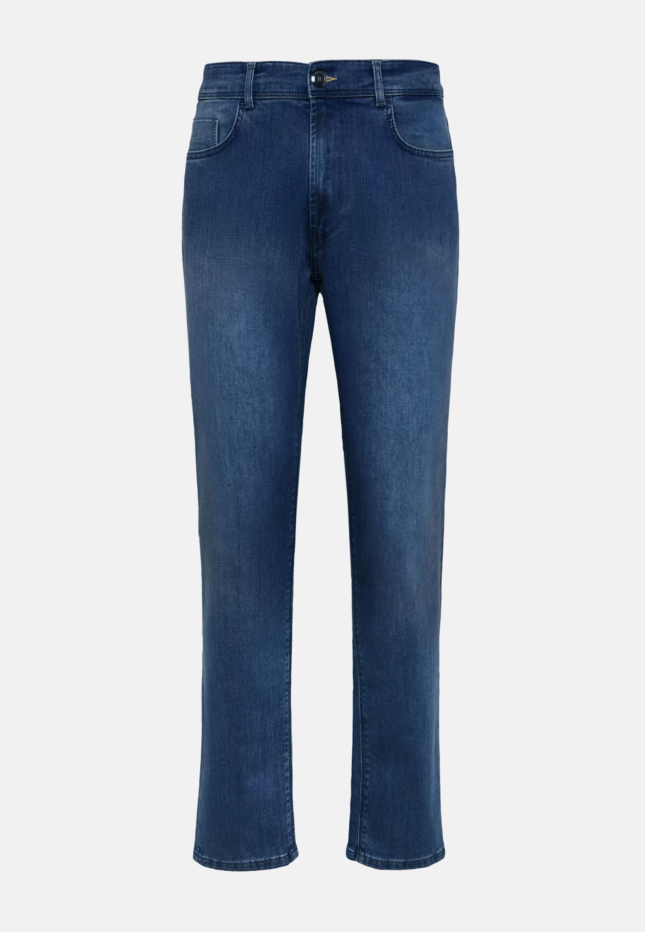 Boggi Milano Jeans*Jean En Denim Extensible Bleu À Délavage Moyen