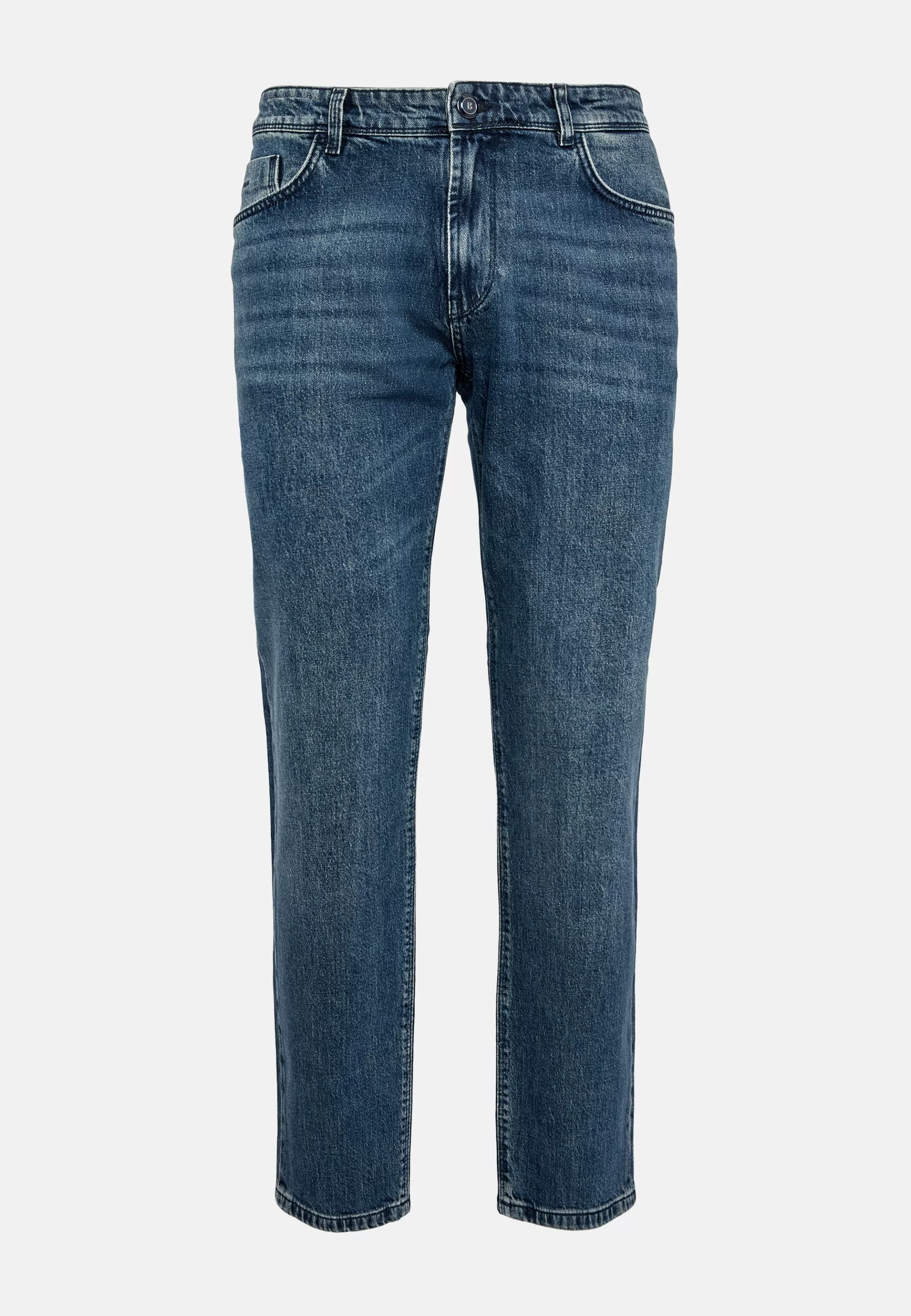 Boggi Milano Jeans*Jean En Denim Extensible Bleu Foncé