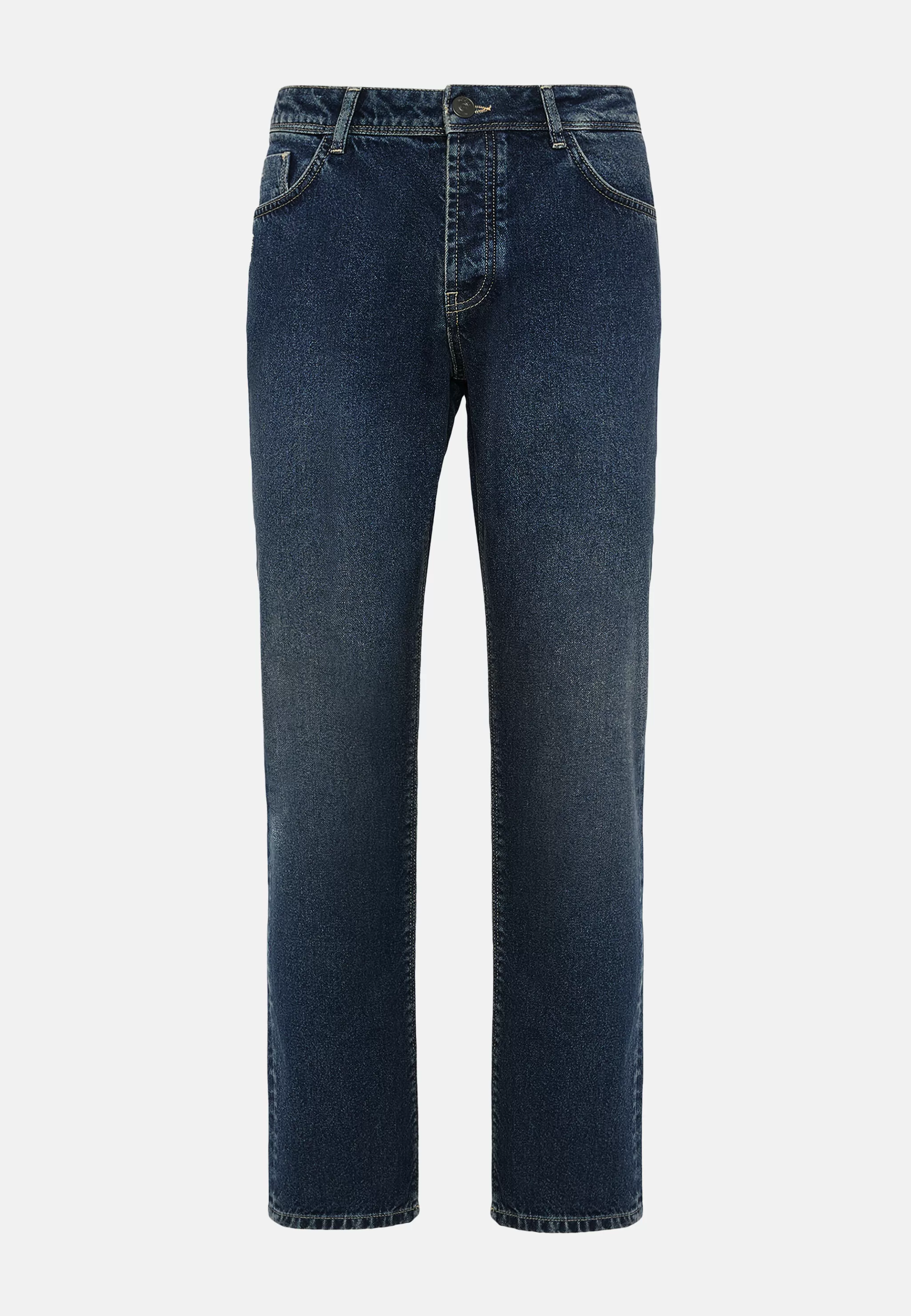 Boggi Milano Jeans*Jean En Denim Extensible Bleu Foncé