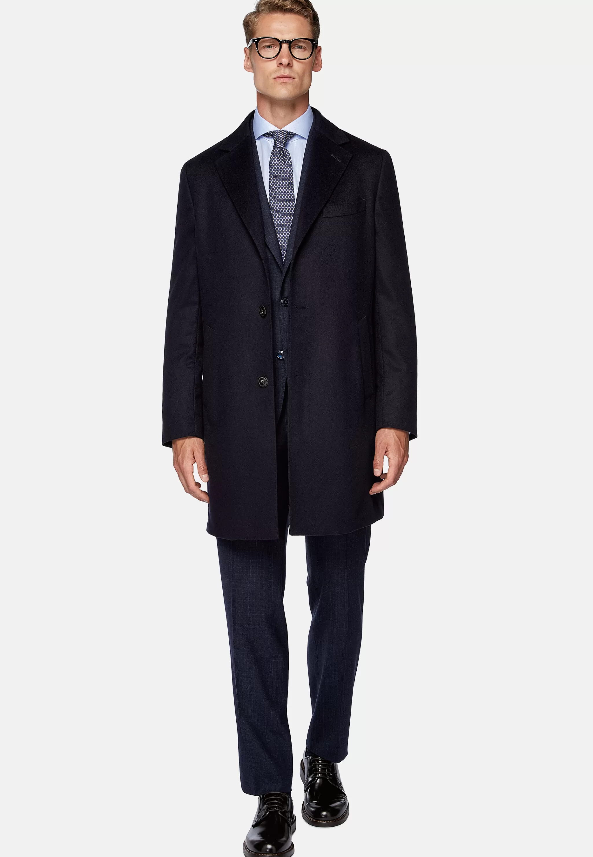 Boggi Milano Manteaux*Manteau En Pur Cachemire À Boutonnage Simple