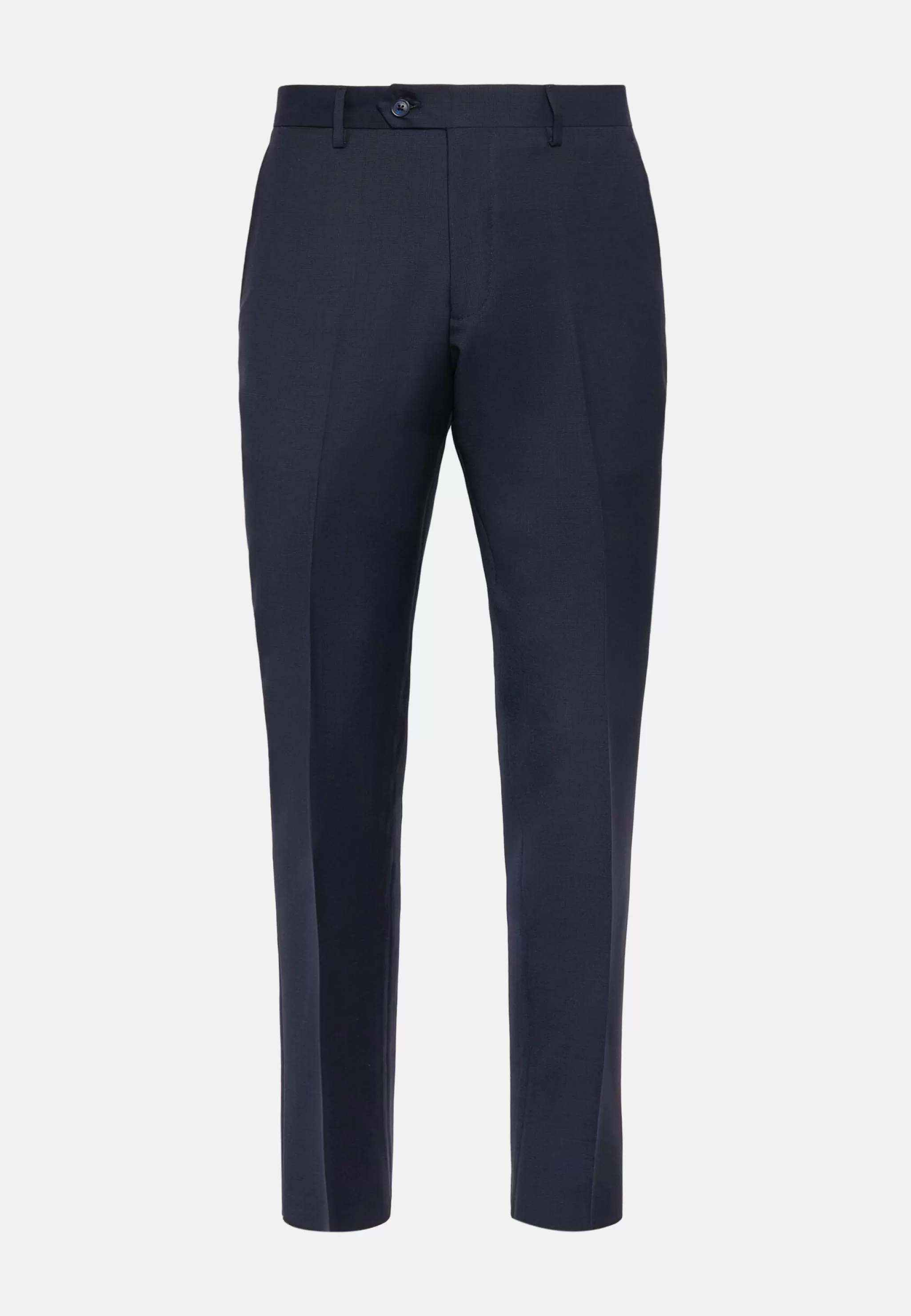 Boggi Milano Pantalons*Pantalon Micro Structurée En Laine bleu marine