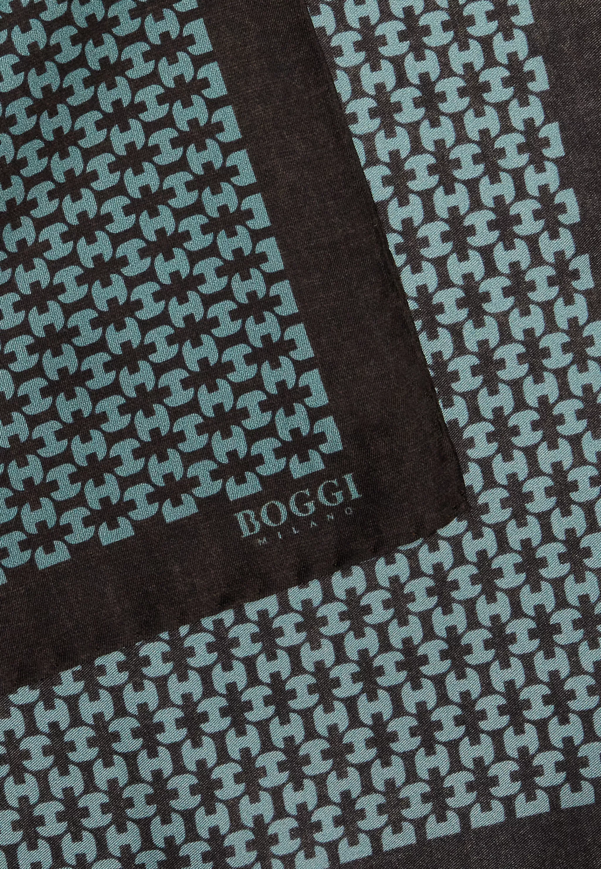 Boggi Milano Mouchoir De Poche*Pochette À Microfantaisie En Soie