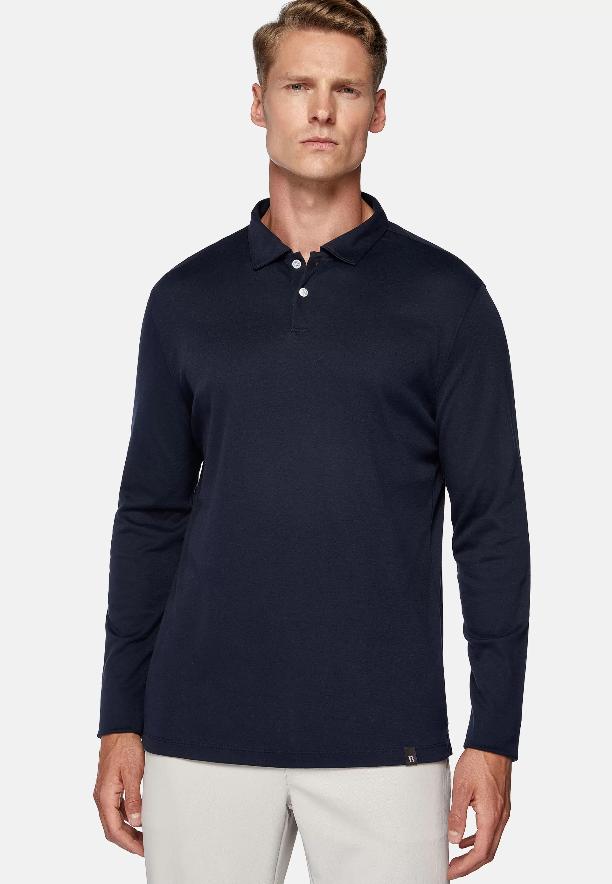 Boggi Milano Polos*Polo En Jersey Performant Coton Mélangé