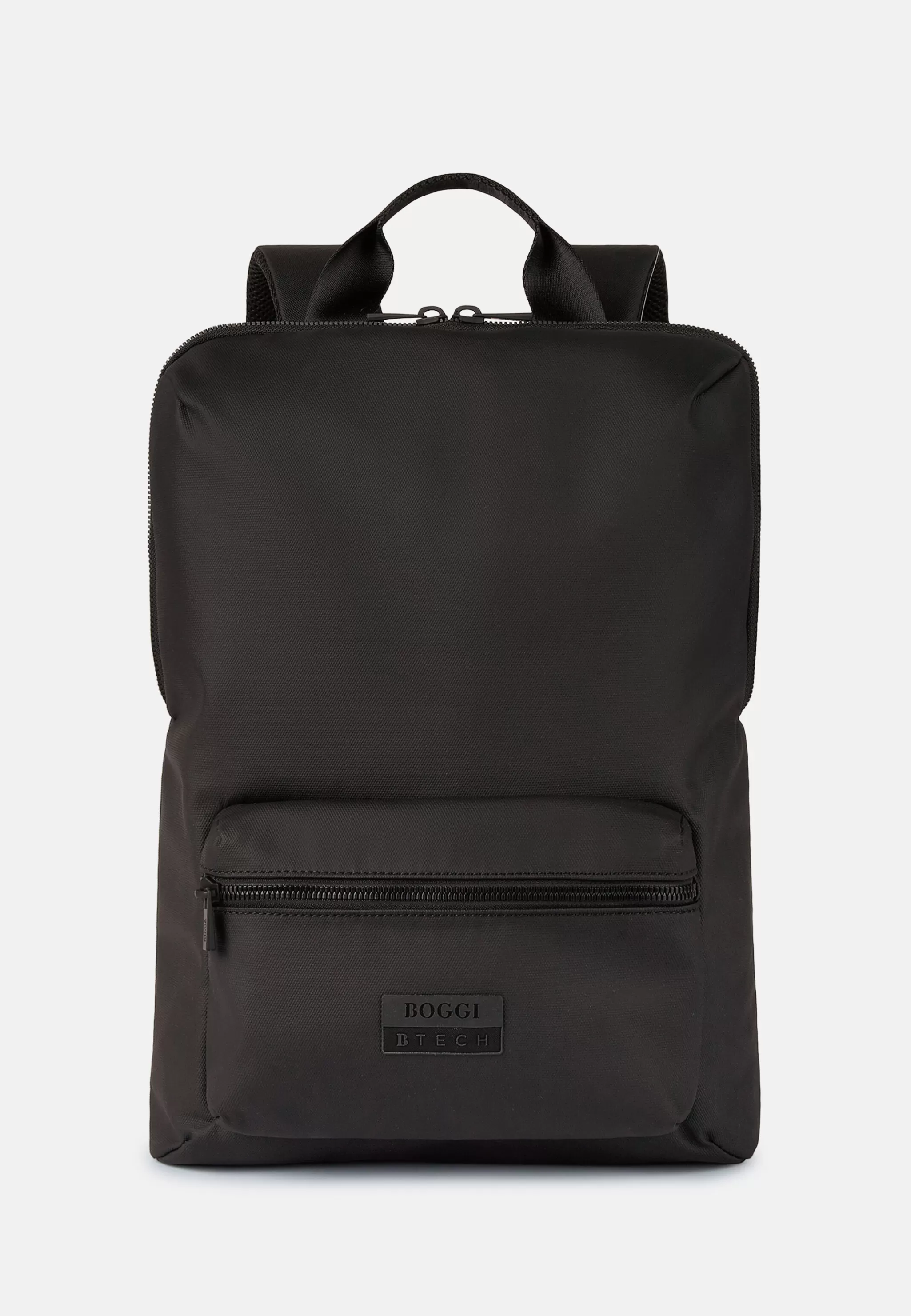 Boggi Milano Sacs À Dos Et Trolleys*Sac À Dos En Tissu Technique Avec Polyester Recyclé Noir