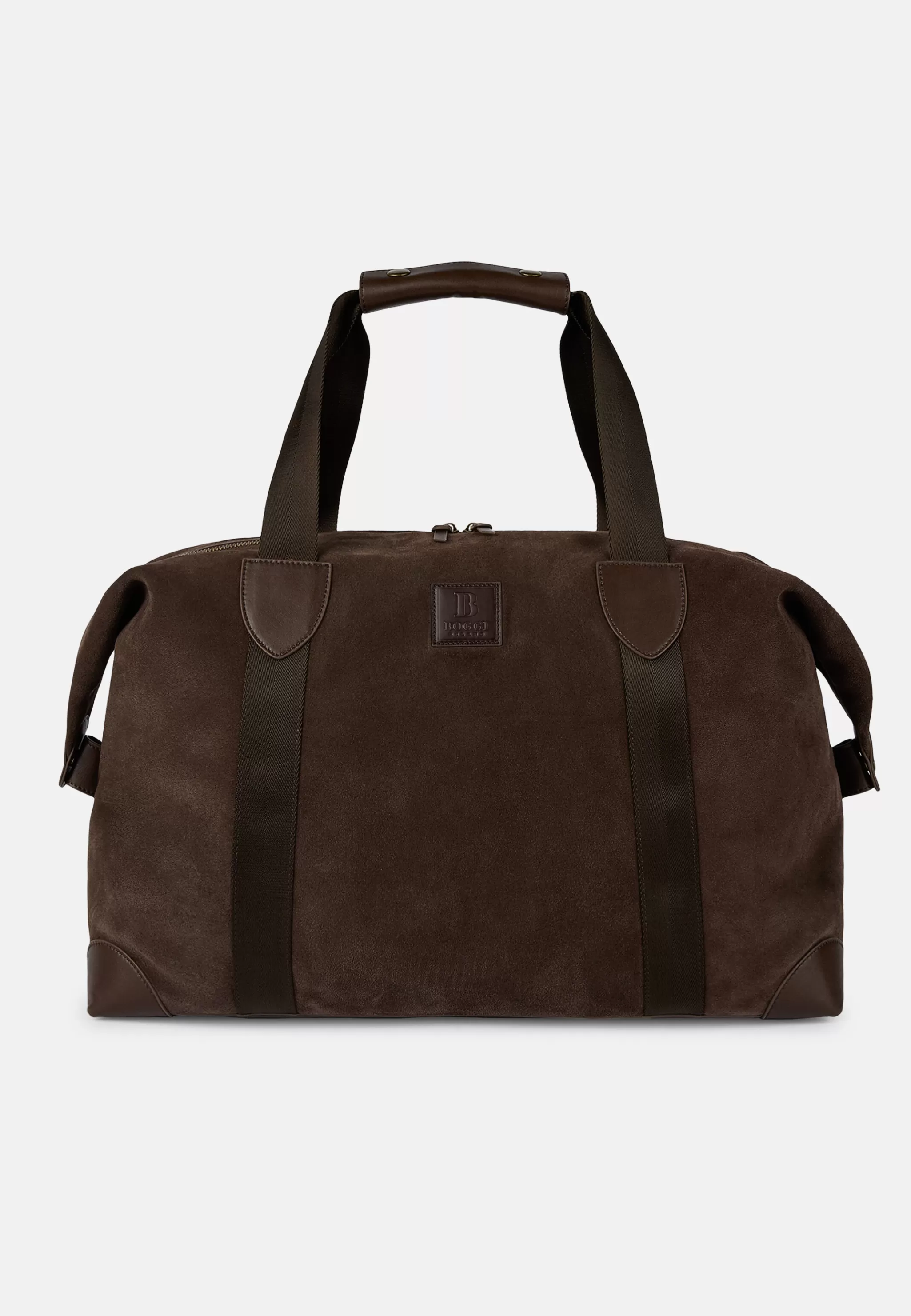 Boggi Milano Sacs À Dos Et Trolleys*Sac De Voyage En Daim Marron