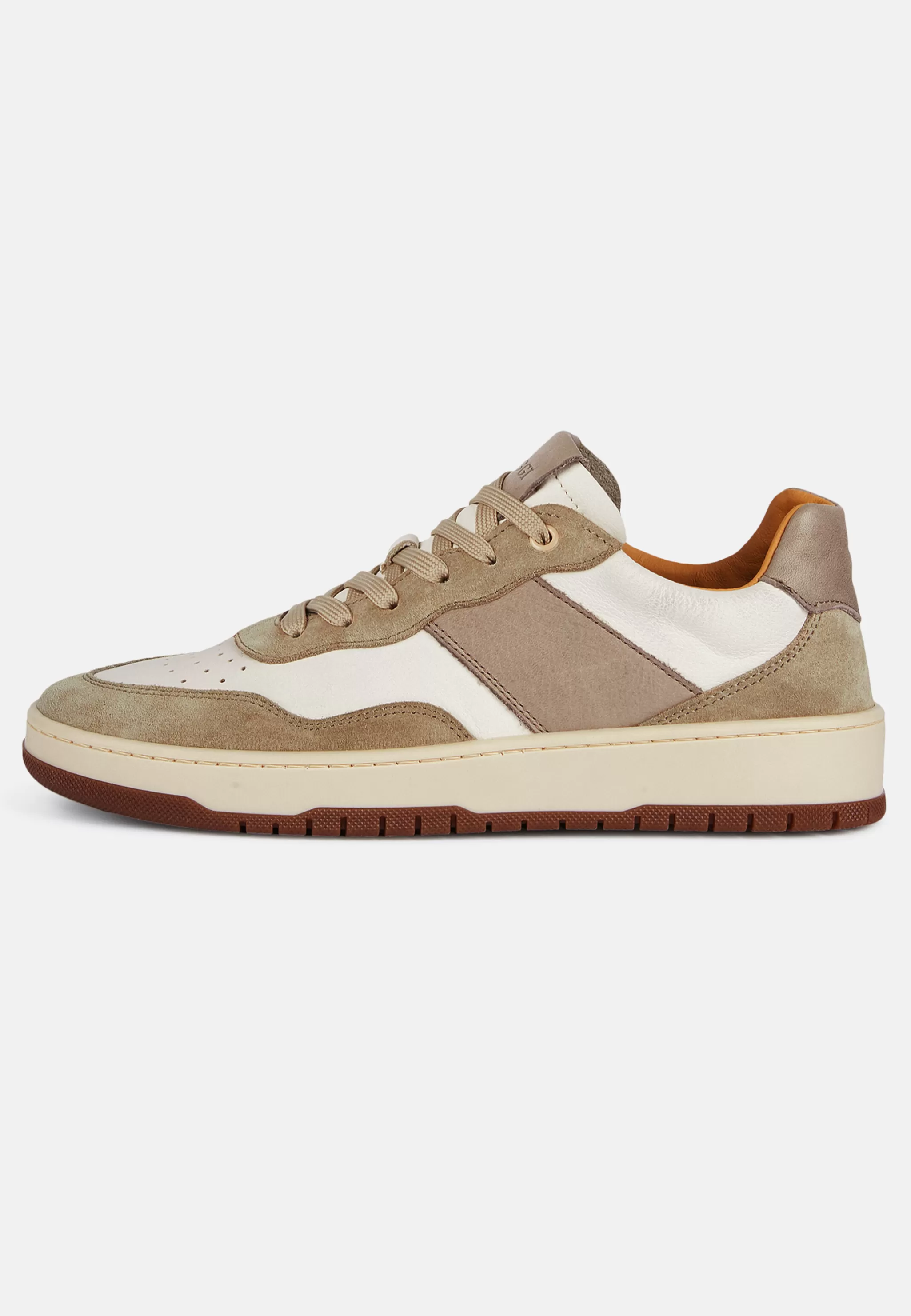 Boggi Milano Sneakers*Sneakers En Cuir Beige