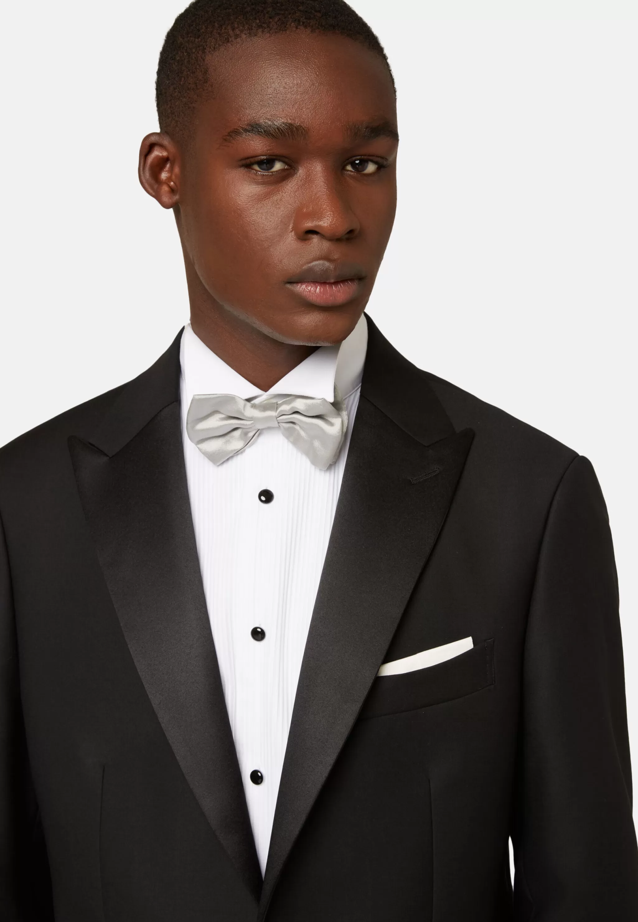 Boggi Milano Vestes*Veste De Smoking En Laine Avec Revers En Pointe Noir
